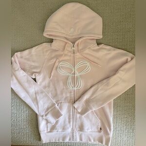 TNA Pristine Original Classic Fit Wmn Hoodie Sz XS Pale Pink
